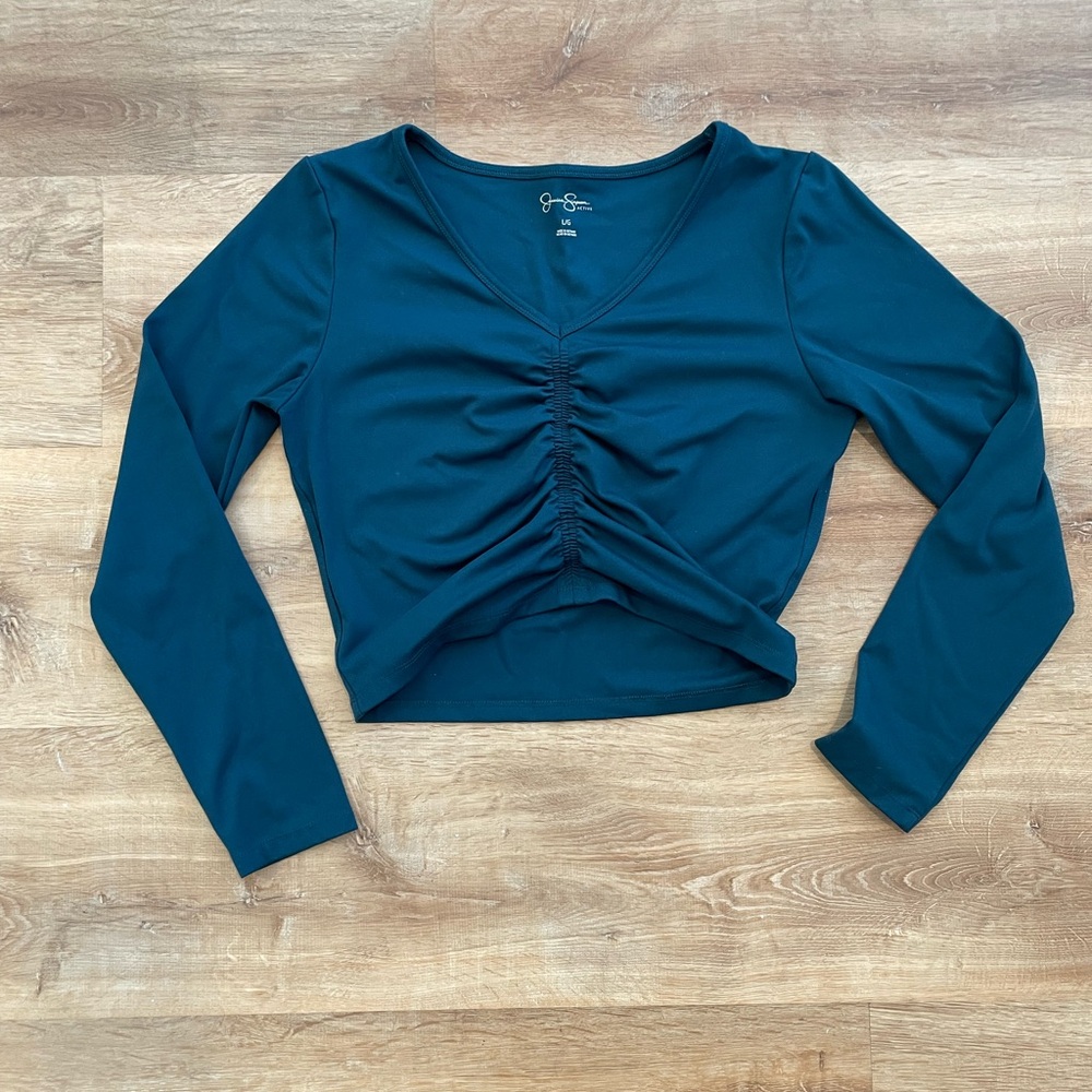 Jessica Simpson Teal Long Sleeve Top